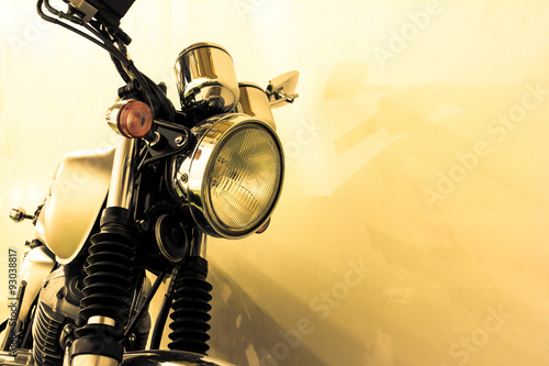 Split toning  vintage Motorcycle