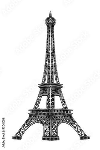 Fototapeta Naklejka Na Ścianę i Meble -  Eiffel tower isolated.