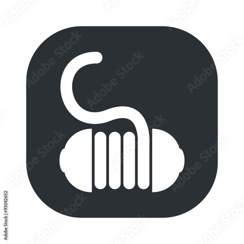 Illustration of fishing and fish icon