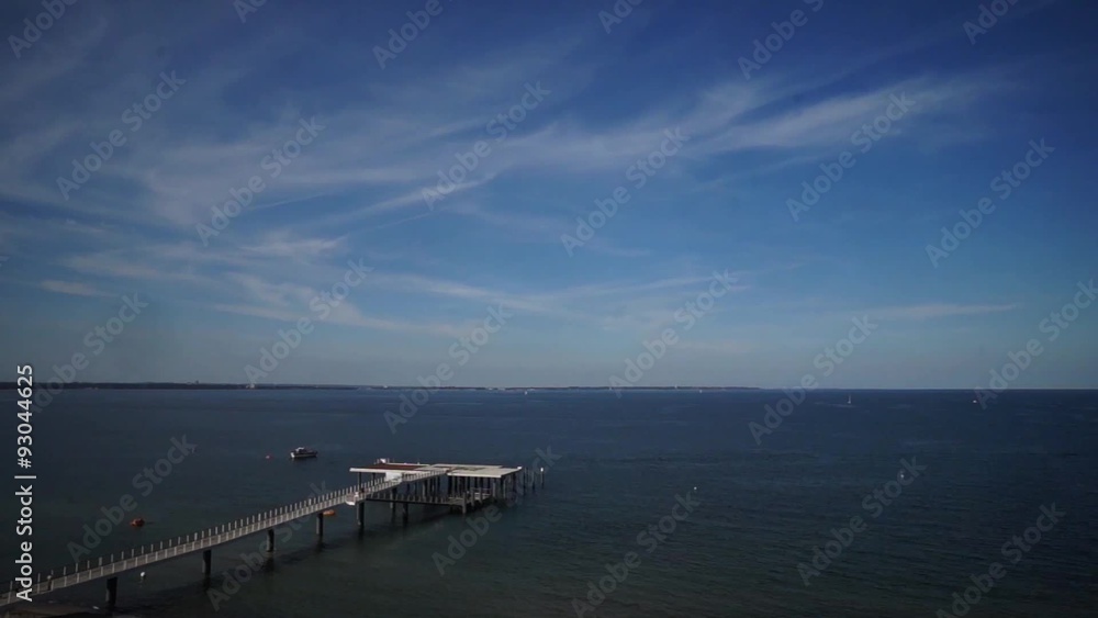 Küste Ostsee Timmendorfer Strand Zeitraffer Küste Ostsee Timmendorfer Strand Zeitraffer