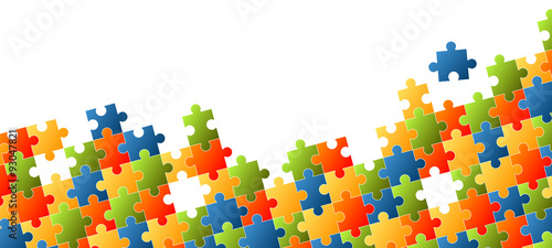 puzzle pieces background