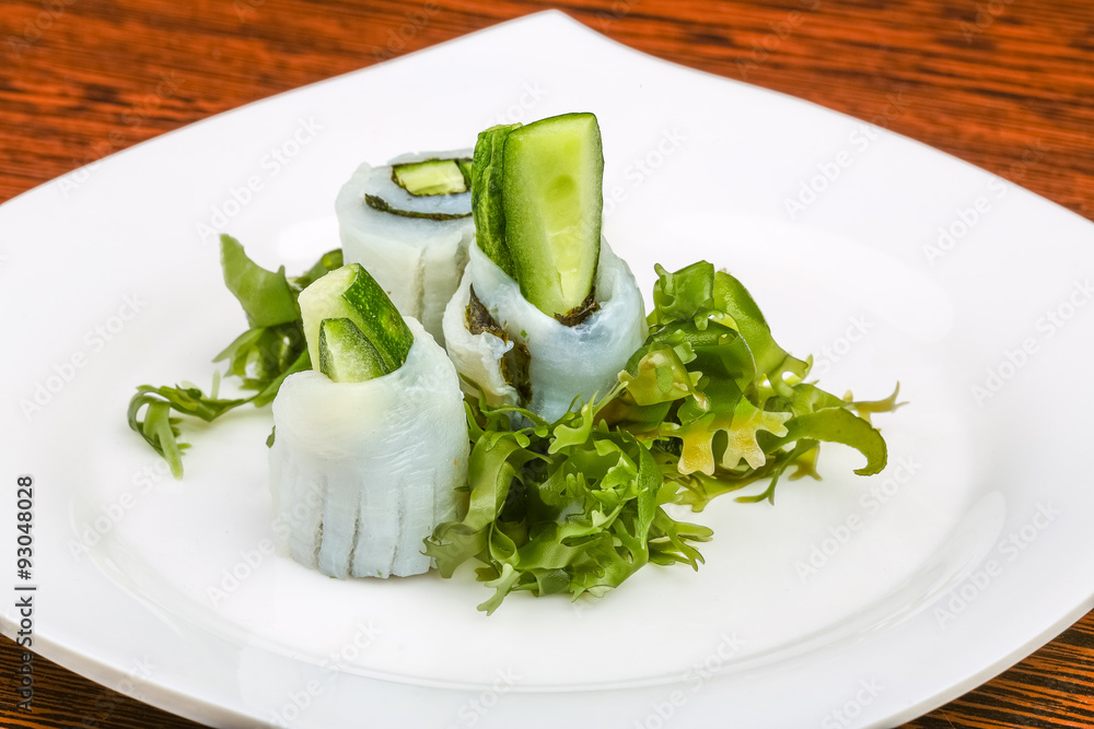 Squid sashimi Stock Photo | Adobe Stock