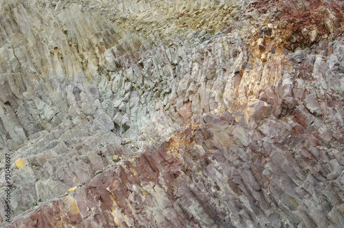 Natural background, rock texture closeup