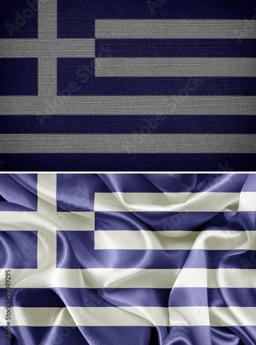 Greek fabric flags, Background #93049295