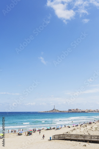 Beach scene 2. La Manga  Cartagena  Regi  n de Murcia  Spain