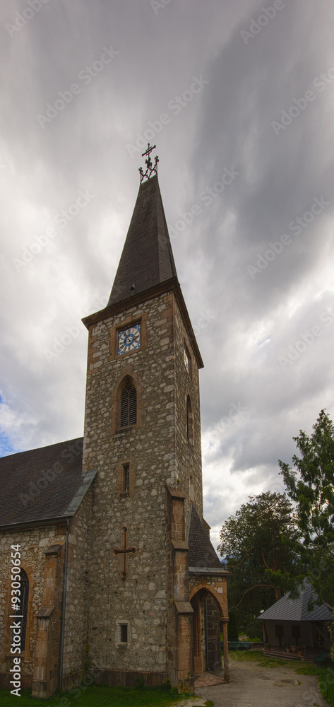 Das Dorf  Altausse in der Steiermark (Österreich)