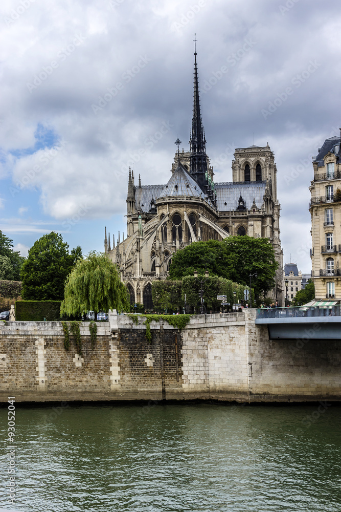 Cathedral Notre Dame (1163 - 1345) de Paris. France. Cathedral Notre Dame (1163 - 1345) de Paris. France.