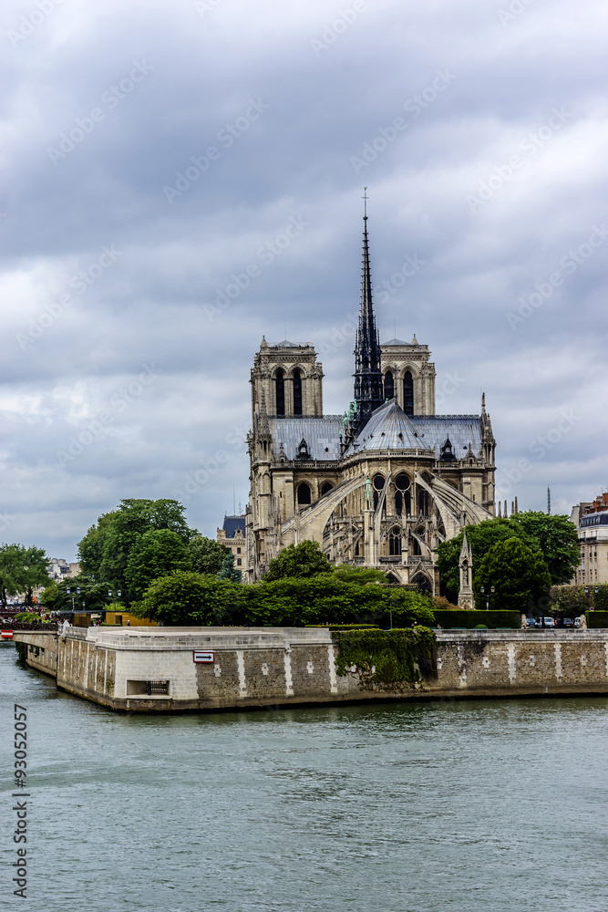 Cathedral Notre Dame (1163 - 1345) de Paris. France.