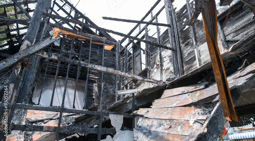 The old house is on fire,Conflagration