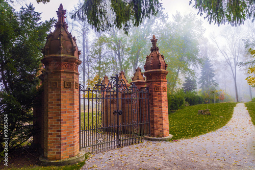 One of the many statues located in Guildwook Park in Scarborough.