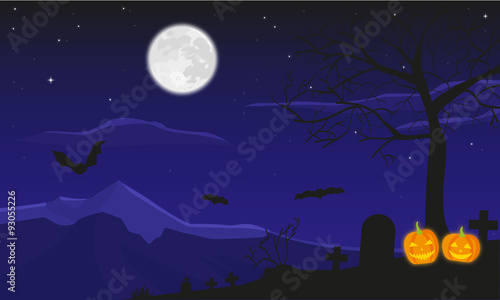 HALLOWEEN LANDSCAPE