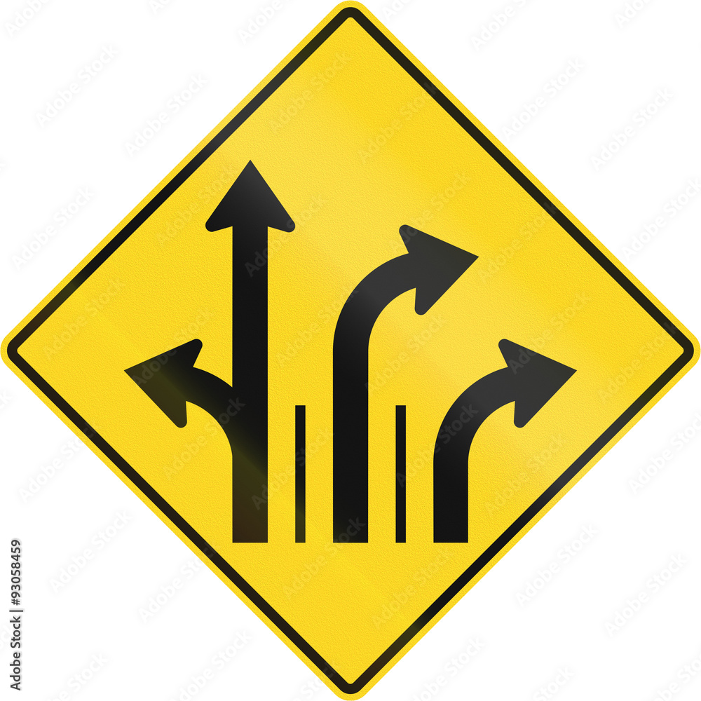 Three Lanes With Right Turn Lane in Canada Three Lanes With Right Turn Lane in Canada