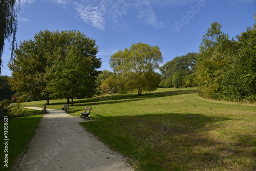 Le parc Scheutbos dans le haut Molembeek à L'ouest de Bruxelles Capitale