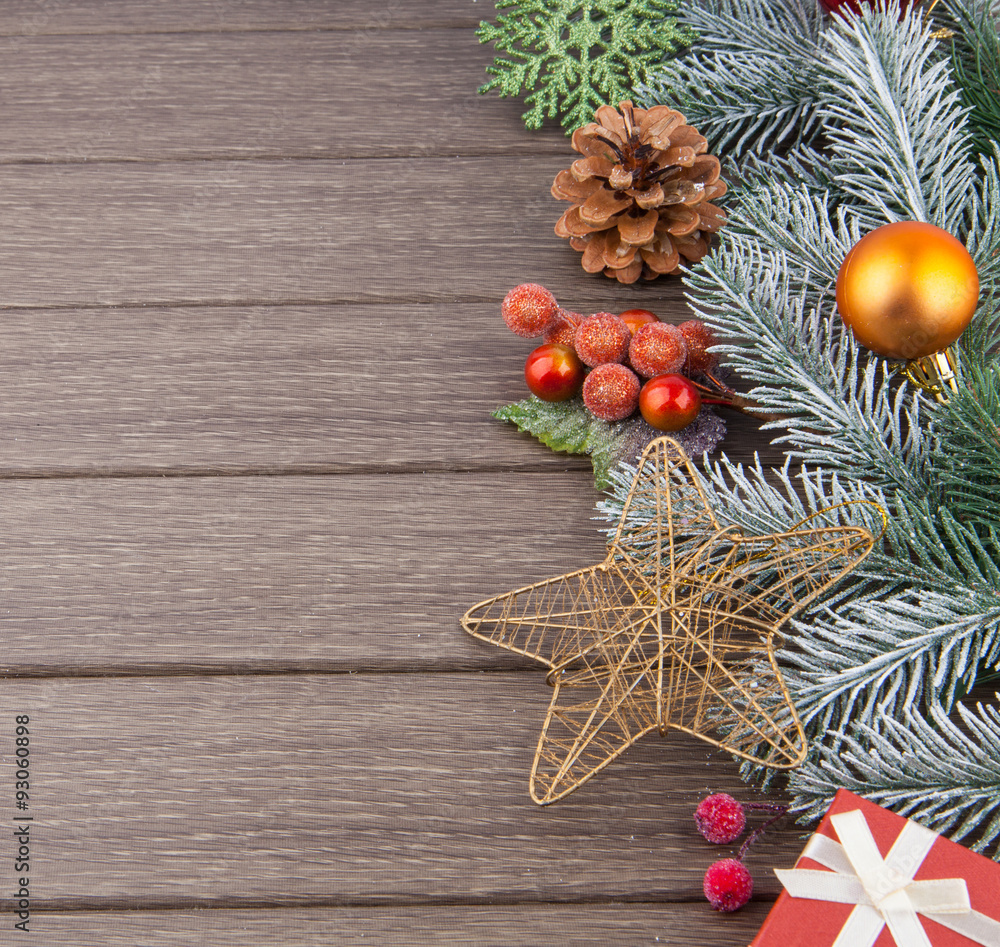 Christmas fir tree branch Christmas fir tree branch