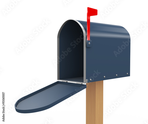 3d open mailbox