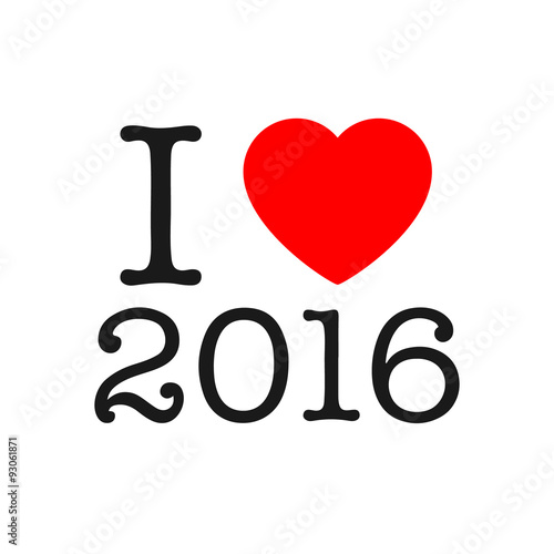 I love 2016 year