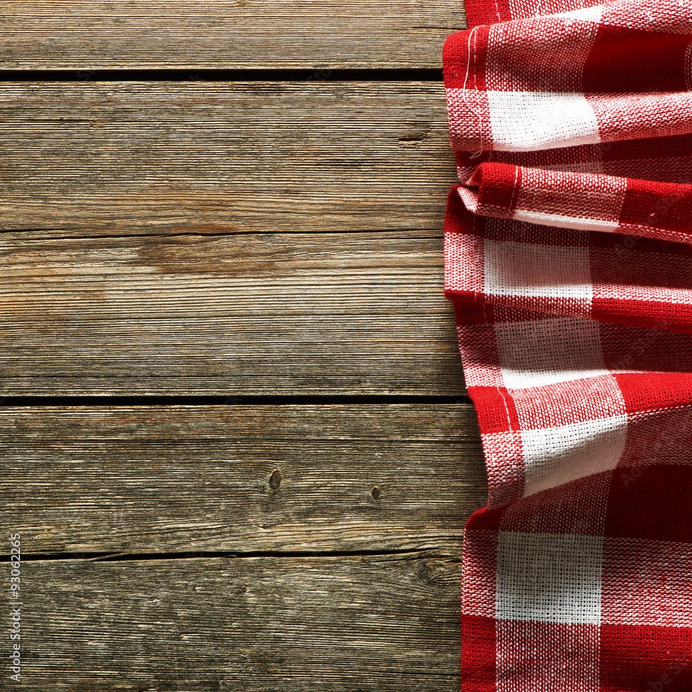Red tablecloth Red tablecloth