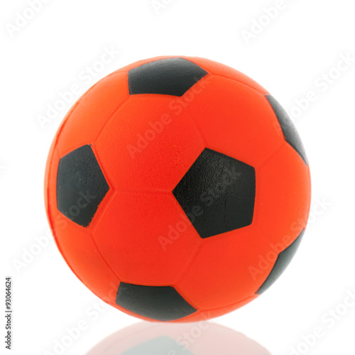 Orange Dutch soccer ball