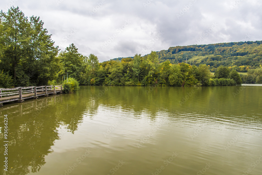 Fototapeta premium Golden sunny autumn in Luxembourg