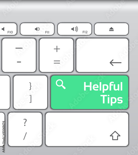 Helpful Tips Enter Button Keyboard