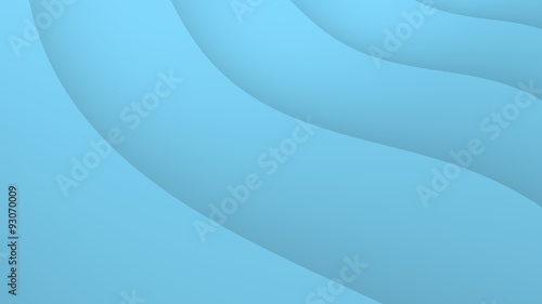Tableau sur toile Abstract light blue waves background