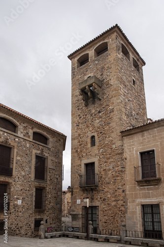 Hermosa ciudad monumental de Cáceres situada en la región de Extremadura, España © Antonio ciero