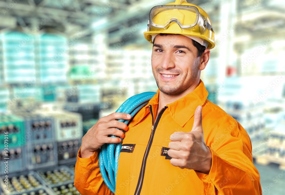 Electrician worker. Electrician worker.
