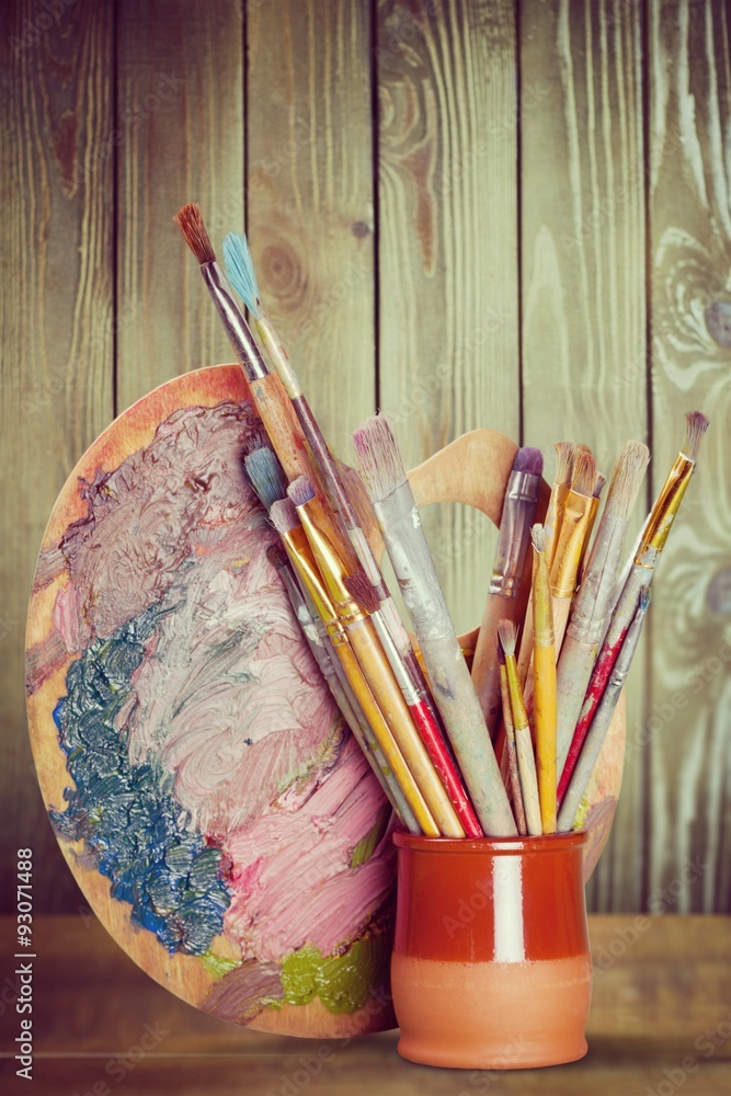 Fototapeta premium Art and Craft Equipment.