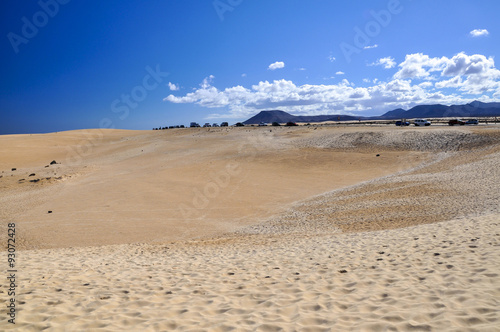 Natural Park of Dunes of Corralejo in Fuerteventura