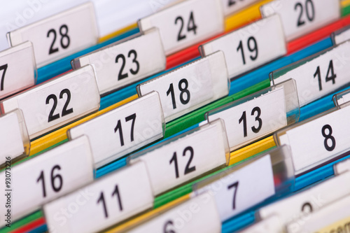 Filing numbers