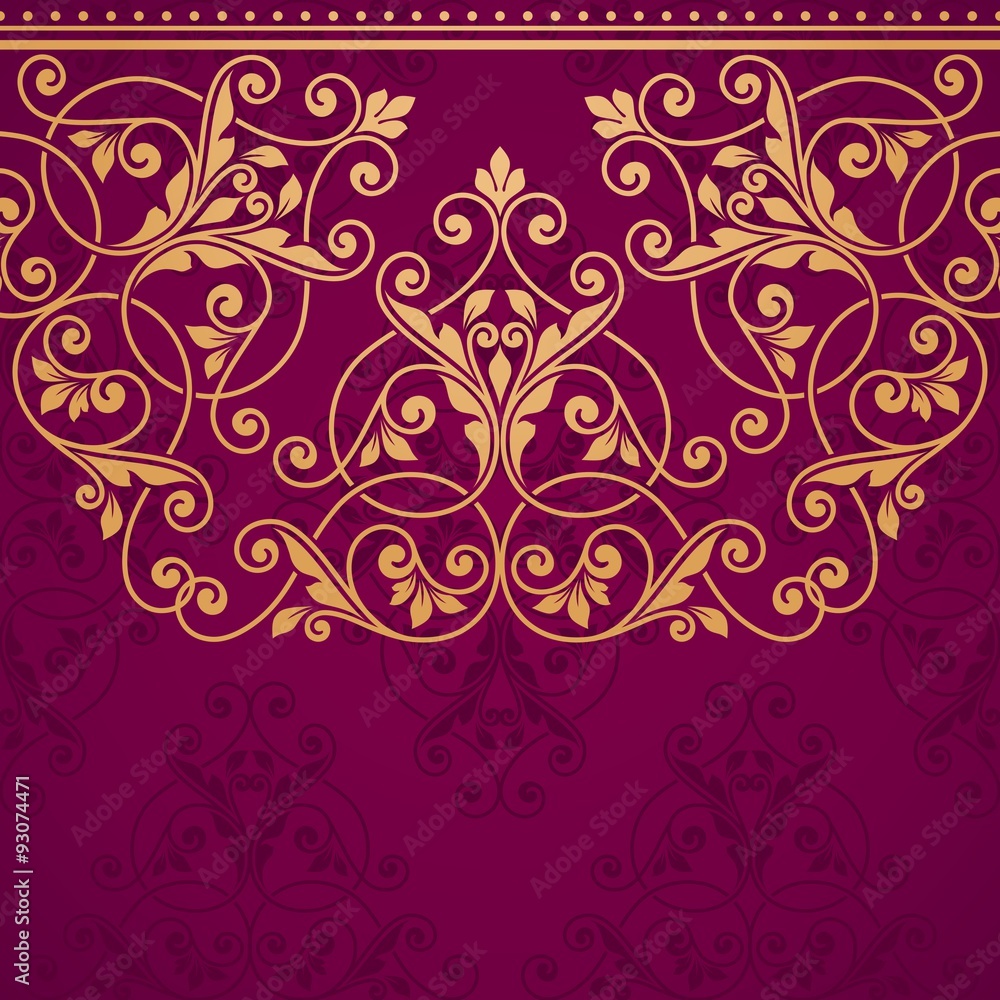 Floral greeting card. Floral greeting card.