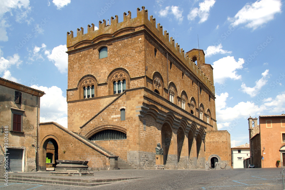 Italia,Umbria,Orvieto,Palazzo del Capitano del Popolo.