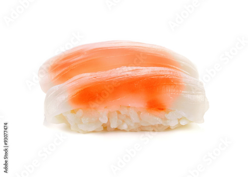 Sushi isolated on white background