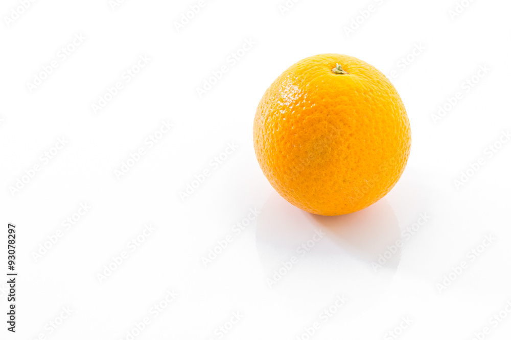 Orange fruit isolated on white Orange fruit isolated on white