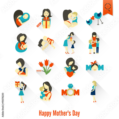 Happy Mothers Day Icons