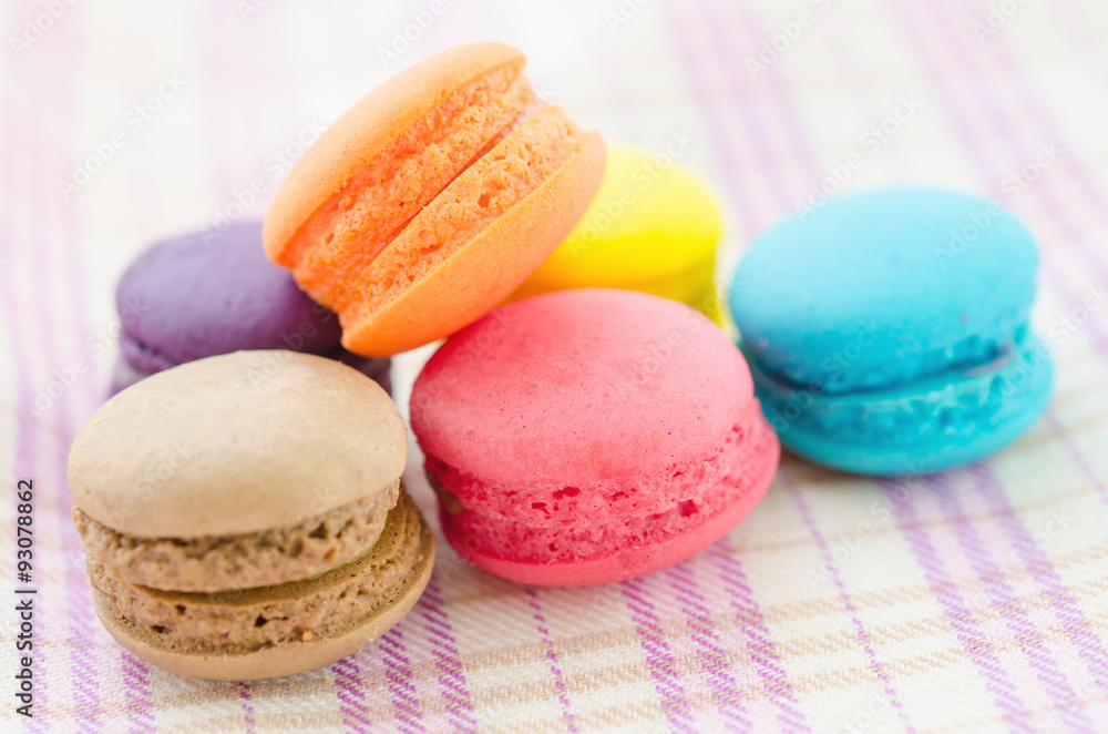 Colorful macaroons. Colorful macaroons.