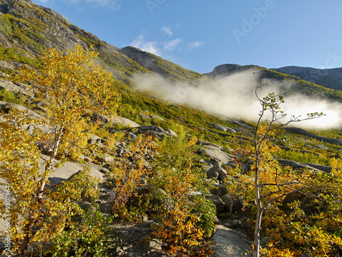 Autumn in the mountains in Norway