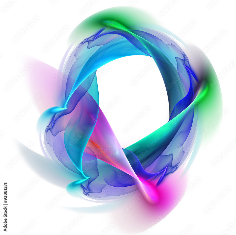 Obraz premium 3d abstract fractal illustration for creative design