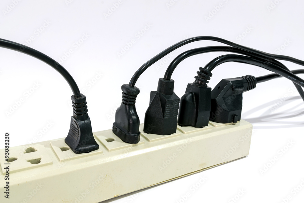Group of male power plug. Group of male power plug.