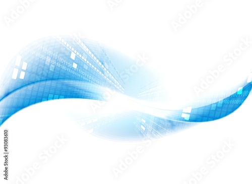 Light blue tech motion background