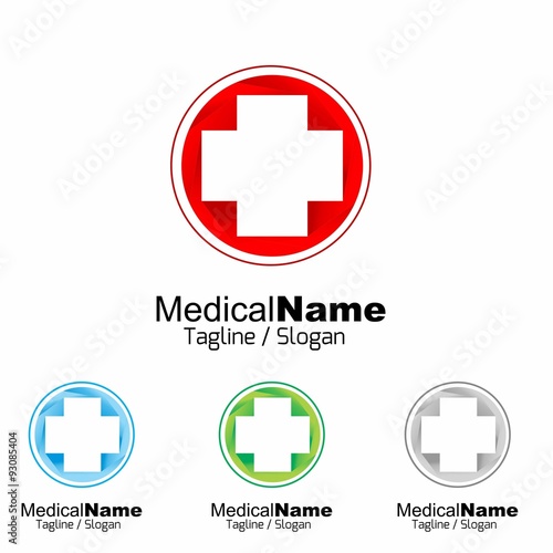 Medical Medicine Medic Hospital logo icon vector 