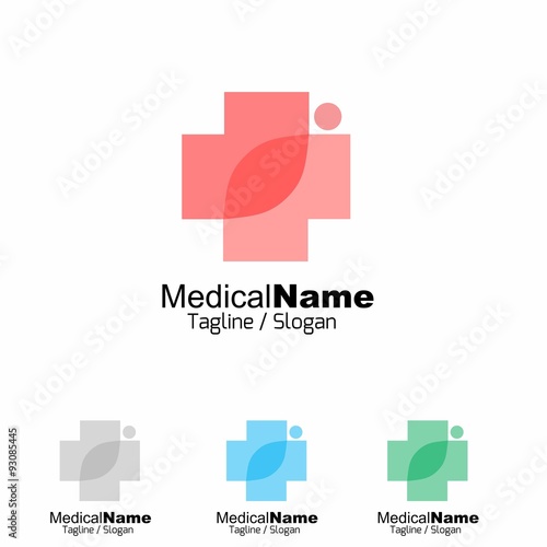 Medical Medicine Medic Hospital logo icon vector 