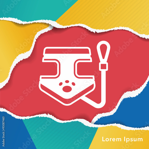 dog lead icon