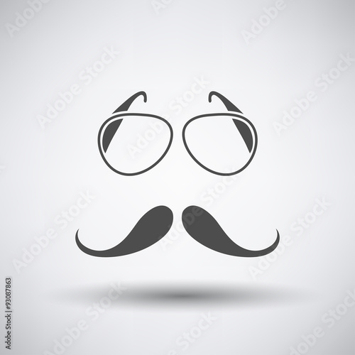 Glasses and Mustache Icon