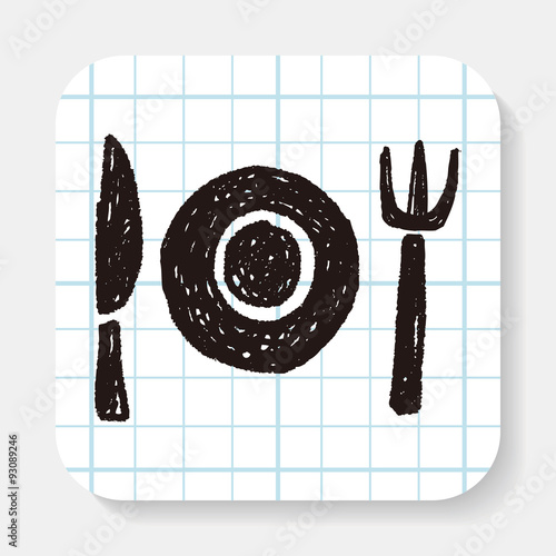dishware doodle