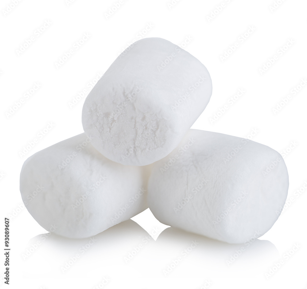Marshmallow isolated on white background Marshmallow isolated on white background