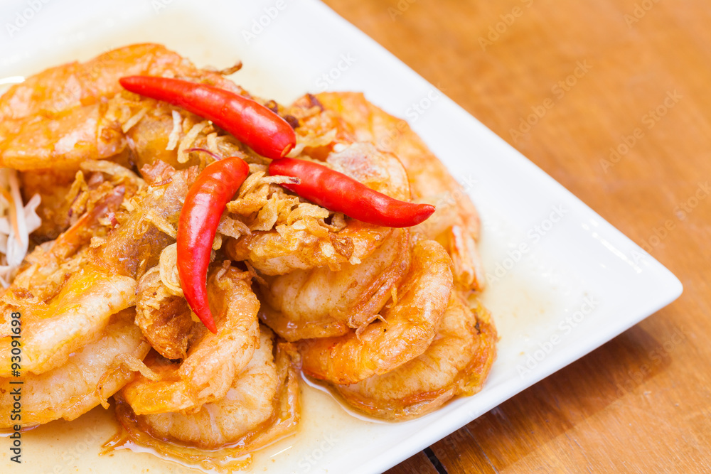 Stirfry Tiger Prawns in Tamarind Sauce Favourite dish within Tha Stirfry Tiger Prawns in Tamarind Sauce Favourite dish within Tha