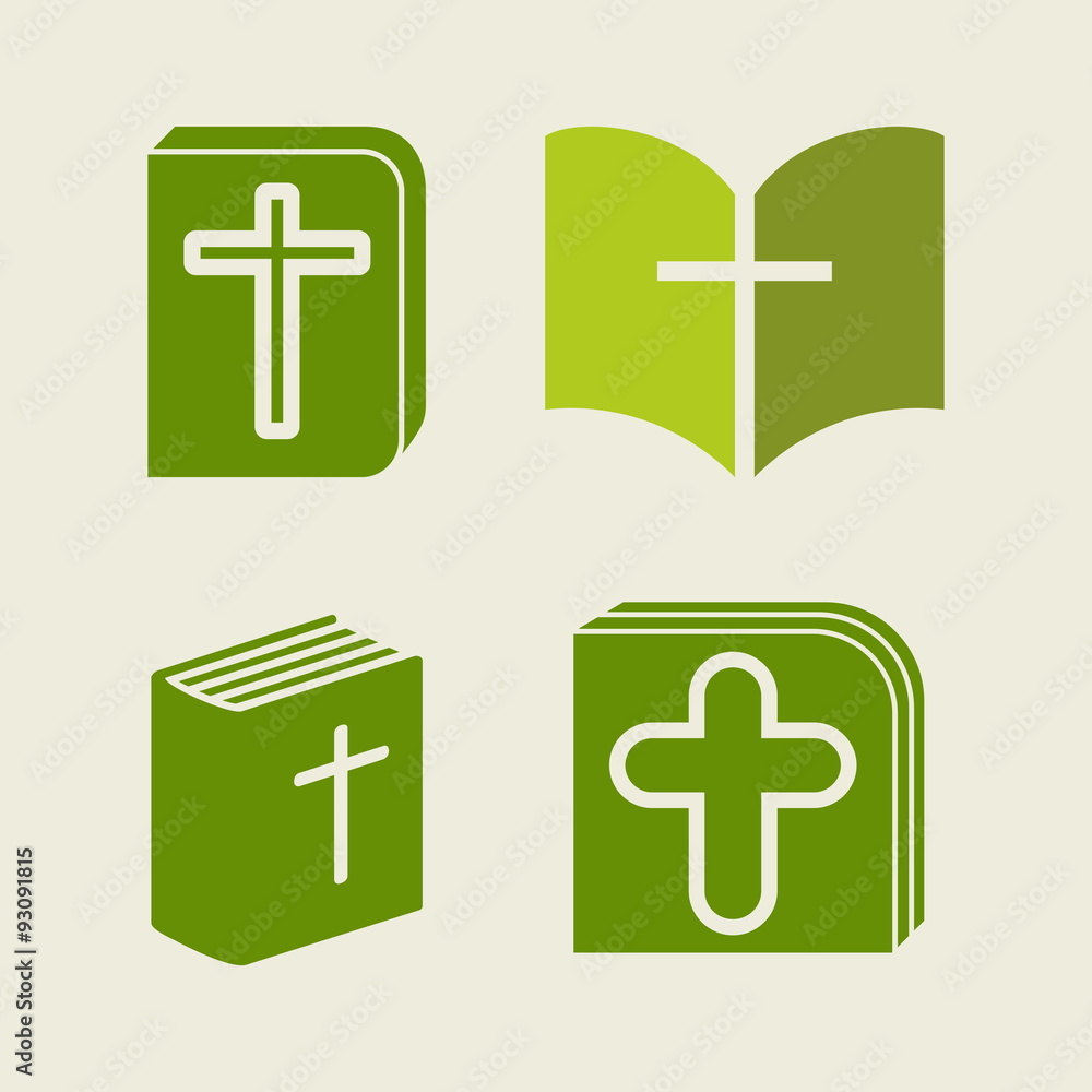 Obraz premium Set bible icons