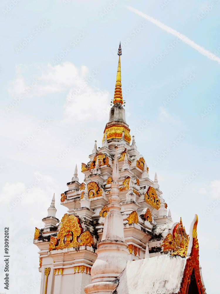 Naklejka premium Chedi Phra That Chaiya