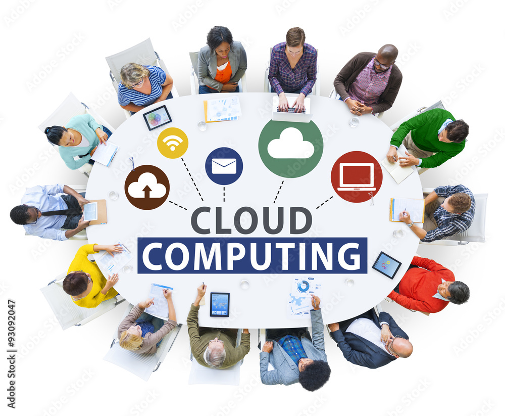 Cloud Computing Network Online Internet Storage Concept Cloud Computing Network Online Internet Storage Concept